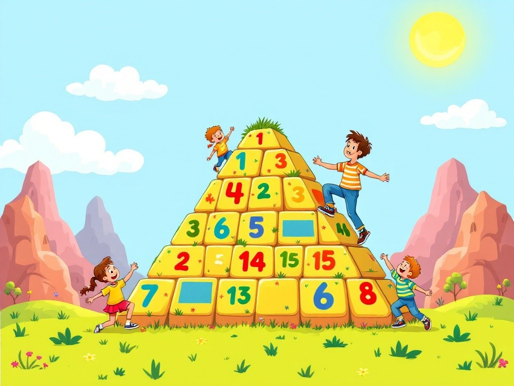 Math Pyramid Game